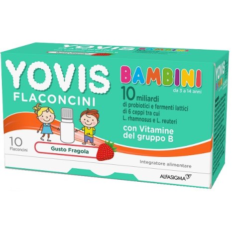 YOVIS BAMBINI FLACONCINI Fragola 10x10ml