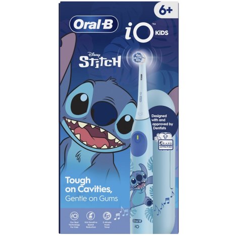 Oral B Io 2 Stich Spazzolino Elettrico per Bambini dai 6 - 12 Anni con Custodia da Viaggio