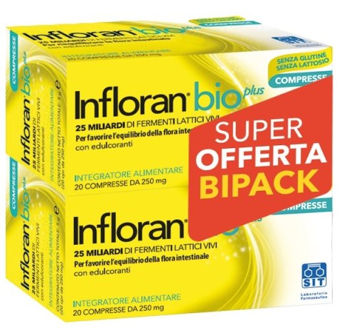 Infloran Bio Plus 20cpr Bipack Infloran Bio Plus 20cpr Bipack