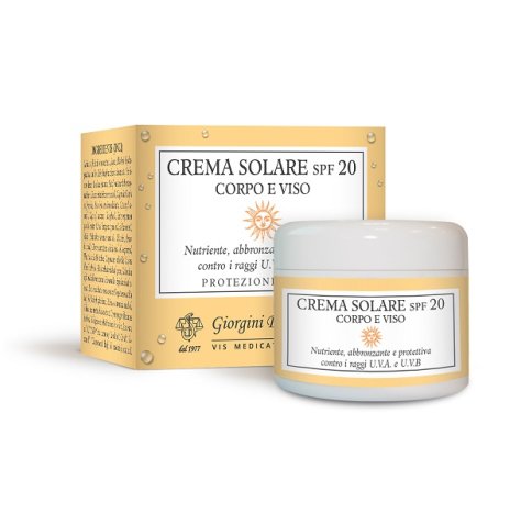 CREMA SOLARE SPF20 CORPO/VISO CREMA SOLARE SPF20 CORPO/VISO