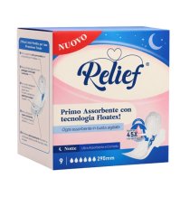 RELIEF ASSORBENTI NOTTE 9PZ