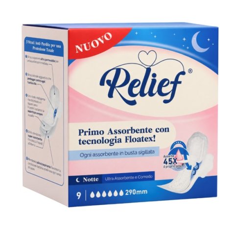 RELIEF ASSORBENTI NOTTE 9PZ RELIEF ASSORBENTI NOTTE 9PZ
