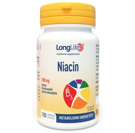 LONGLIFE NIACIN 100MG 100CPR LONGLIFE NIACIN 100MG 100CPR