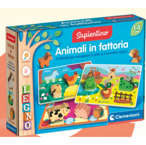 Animali In Fattoria Legno