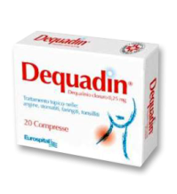 DEQUADIN*20 PAST. 0,25 MG
