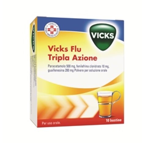 Vicks Flu Tripla A*os Polv10bs