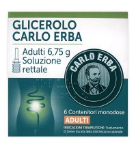CARLO ERBA OTC Srl Glicerolo Adulti 6 Microclismi 6,75g