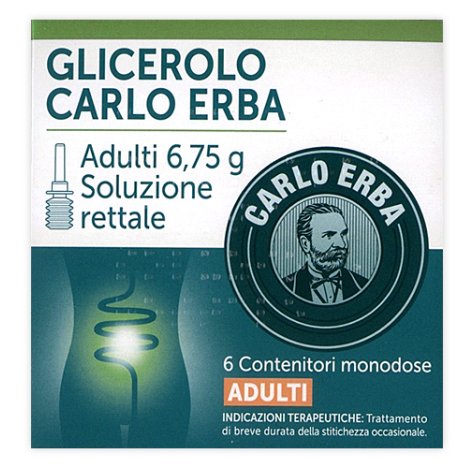 CARLO ERBA OTC Srl Glicerolo Adulti 6 Microclismi 6,75g__+ 1 COUPON__