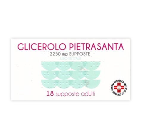GLICEROLO AD 18SUPP 2250MG