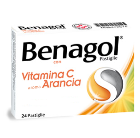 Benagol Vitamina C 24 past. Arancia