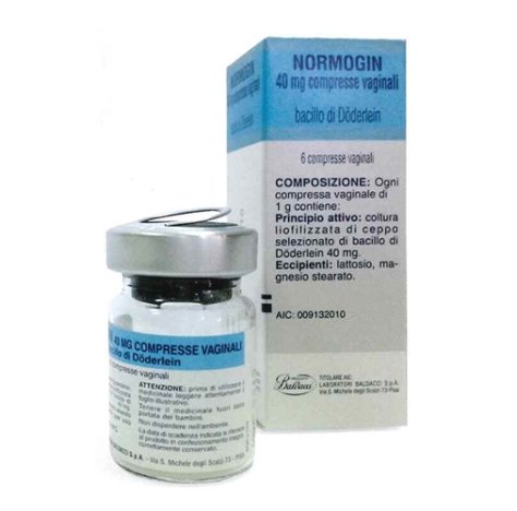 Normogin*6cpr Vag 40mg