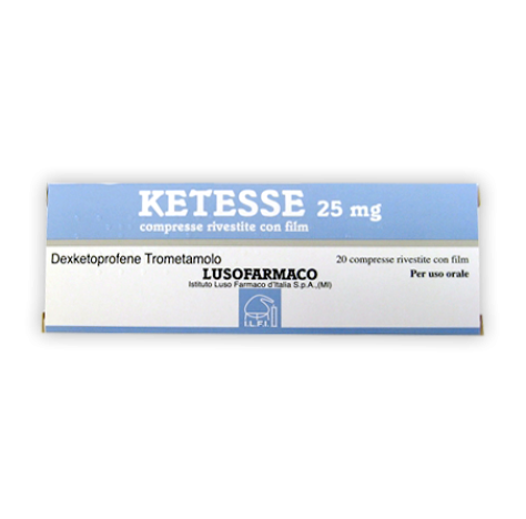 KETESSE*20 CPR RIV. 25 MG