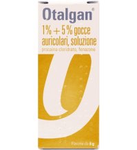 SWISS PHARMA GMBH "Otalgan Gocce Auricolari - 1%+5% Procaina cloridrato / Fenazone - Flacone da 6 g"