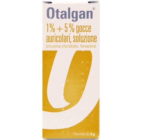 Otalgan Gocce Auricolari - 1%+5% Procaina cloridrato / Fenazone - Flacone da 6 g"