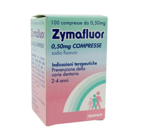 ZYMAFLUOR*100 CPR 0,50 MG