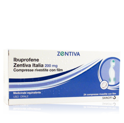 IBUPROFENE ZENT*24CPR 200MG