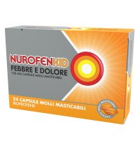 Nurofenkid Febbre D*24cps100mg