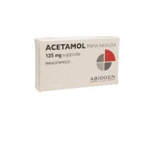 ACETAMOL 10 SUPP 125 MG