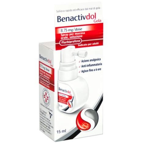 RECKITT BENCKISER H.(IT.) Spa Benactivdol gola spray 15ml 8,75 mg