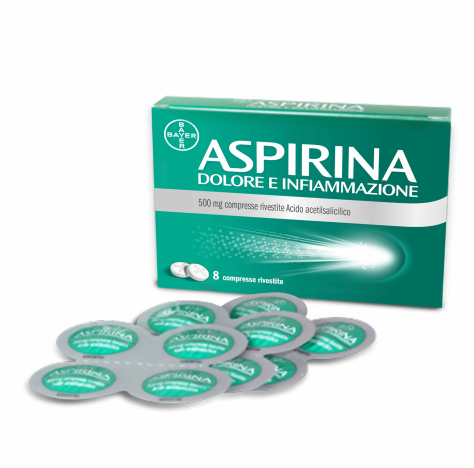 ASPIRINA DOL INF*8CPR RIV500MG ASPIRINA DOL INF*8CPR RIV500MG