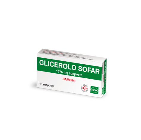 GLICEROLO ALFA BB 18SUPP1375MG