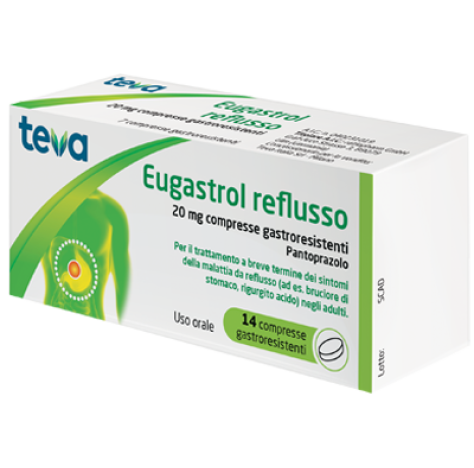 EUGASTROL REFLUSSO*14CPR 20MG EUGASTROL REFLUSSO*14CPR 20MG
