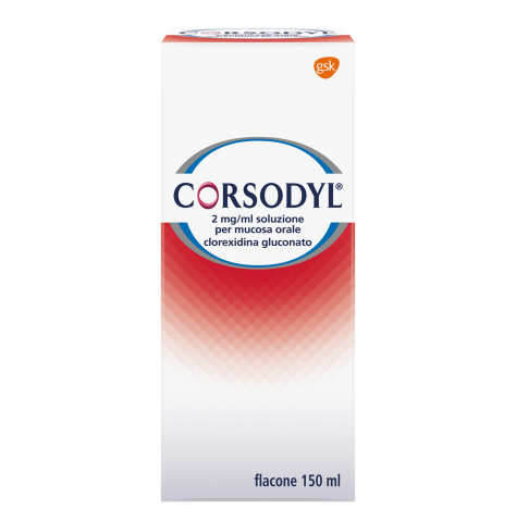 Corsodyl*soluz 150ml 200mg/100