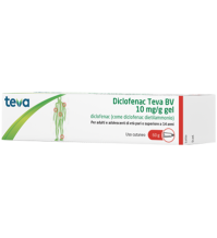 DICLOFENAC TEVA GEL 60G 10MG/G