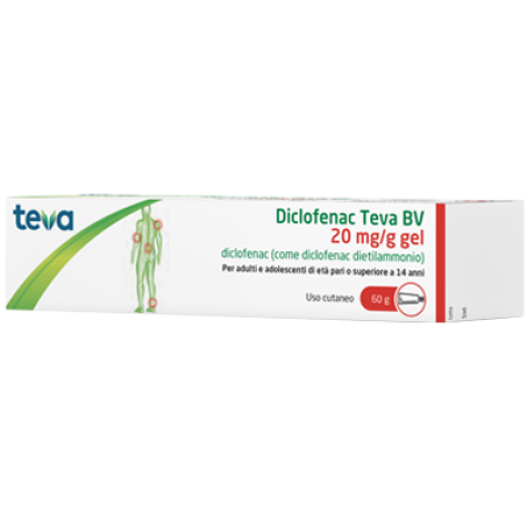 Diclofenac Teva*gel 60g 20mg/g