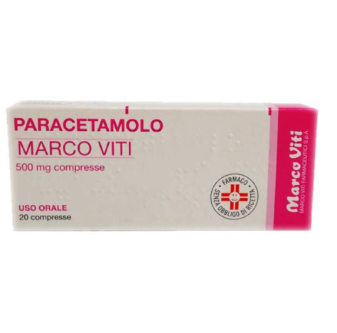 Paracetamolo Mv*20cpr 500mg