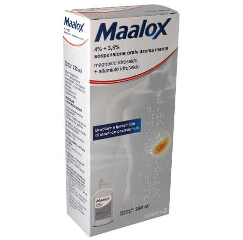 MAALOX*OS SOSP 250ML 4%+3,5% GMM