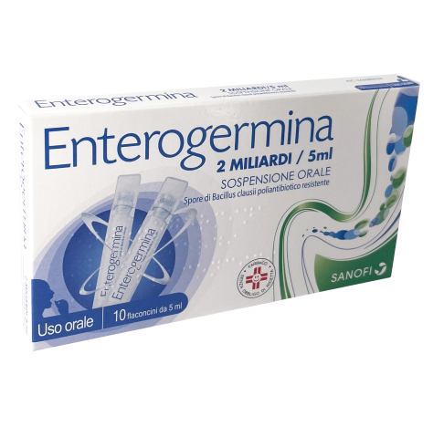 GMM FARMA Srl Enterogermina 10 flaconcini 2mld/5ml