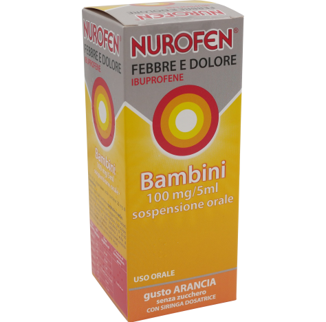 GMM FARMA Srl Nurofen Febbre e dolore bambini 100mg/5ml 