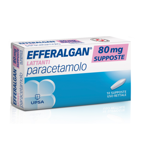 Efferalgan*10supp 80mg