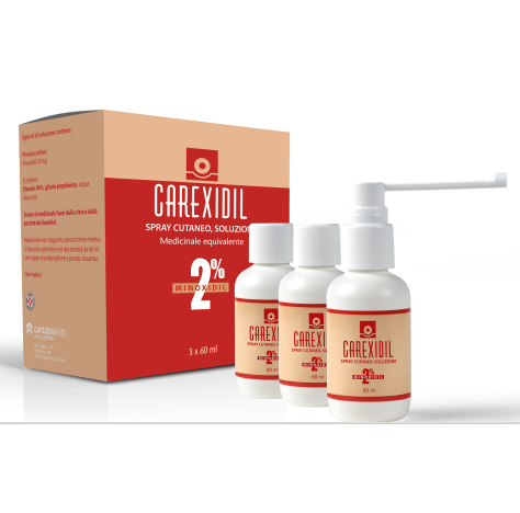 Carexidil*3fl Soluz Cut 60ml2%