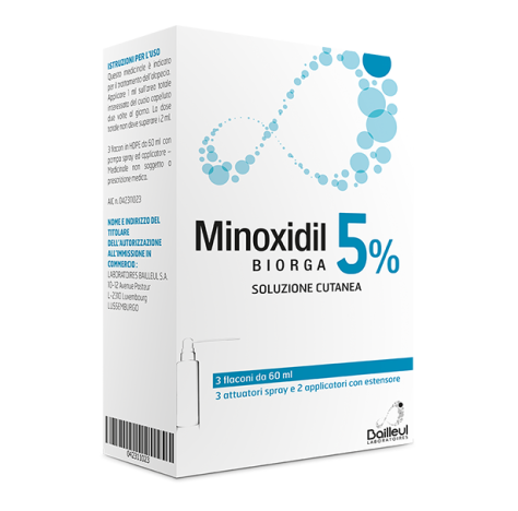 Minoxidil Biorga*sol Cut 3fl5%