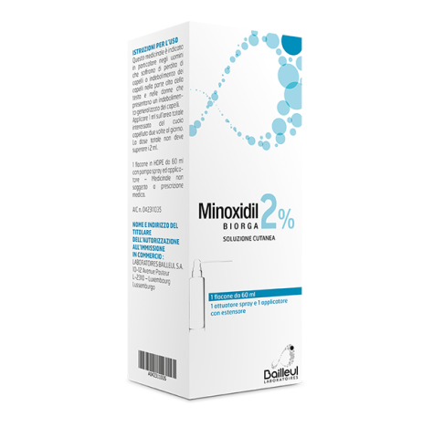 Minoxidil Biorga*sol Cut60ml2%