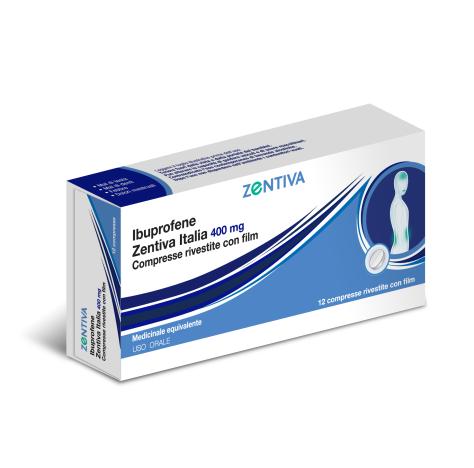 IBUPROFENE ZENT IT*12CPR 400MG IBUPROFENE ZENT IT*12CPR 400MG