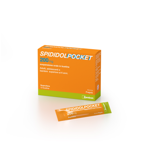 ZAMBON ITALIA Srl SPIDIDOL POCKET 12 BUSTINE DA 200MG - 