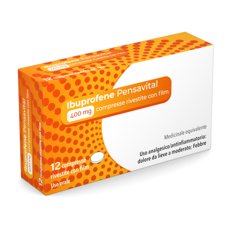 IBUPROFENE PENSA 12CPR 400MG