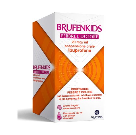 FROBEN BRUFENKIDS 20 MG/ML SOSPENSIONE ORALE FLACONE DA 150 ML CON SIRINGA DOSATRICE