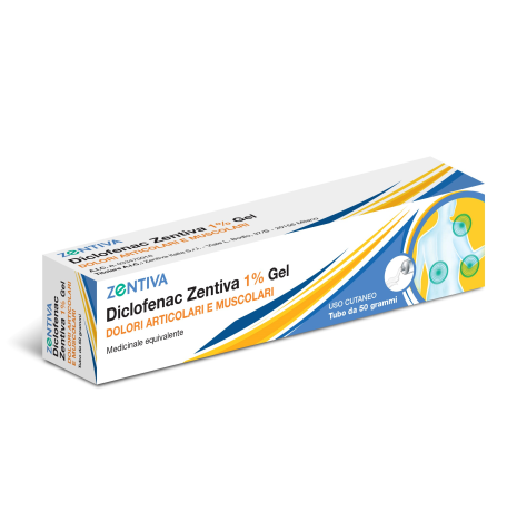 DICLOFENAC ZENTIVA*GEL 50G 1% DICLOFENAC ZENTIVA*GEL 50G 1%