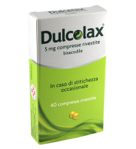 DULCOLAX*40CPR RIV 5MG GMM