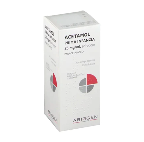 ACETAMOL*SCIR. 100 ML 2,5% ACETAMOL*SCIR. 100 ML 2,5%