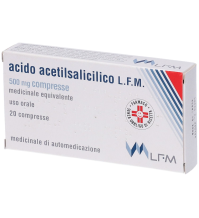 ACIDO ACETILSA.LFM*20CPR 500MG