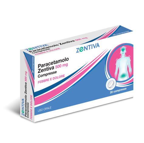 PARACETAMOLO ZEN*20CPR 500MG