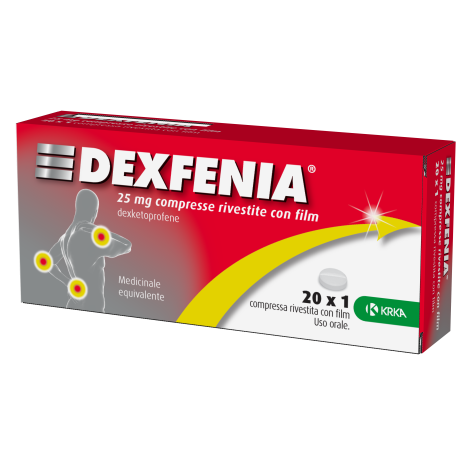 DEXFENIA 20CPR RIV 25MG DEXFENIA 20CPR RIV 25MG