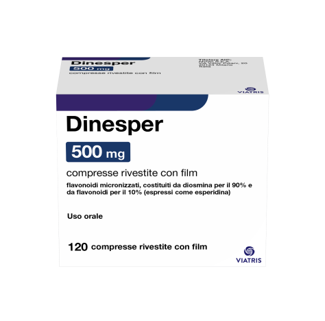 DINESPER*120CPR RIV 500MG