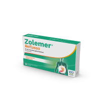 Zolemer Reflusso 20mg per Bruciore Stomaco e Rigurgito 14 Compresse Gastroresistenti