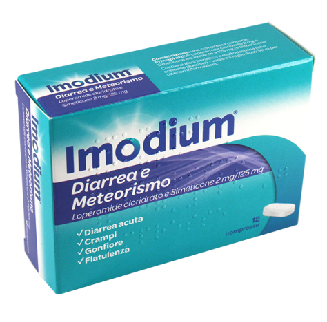 IMODIUM DIARREA E MET 12CPR GMM